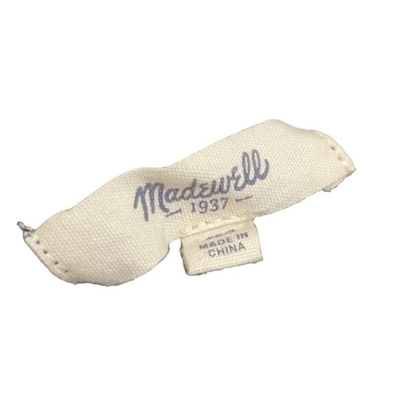 XS Madewell Long Sleeve V-Neck Oversize Womens Top Tshirt - Picture 9 of 11